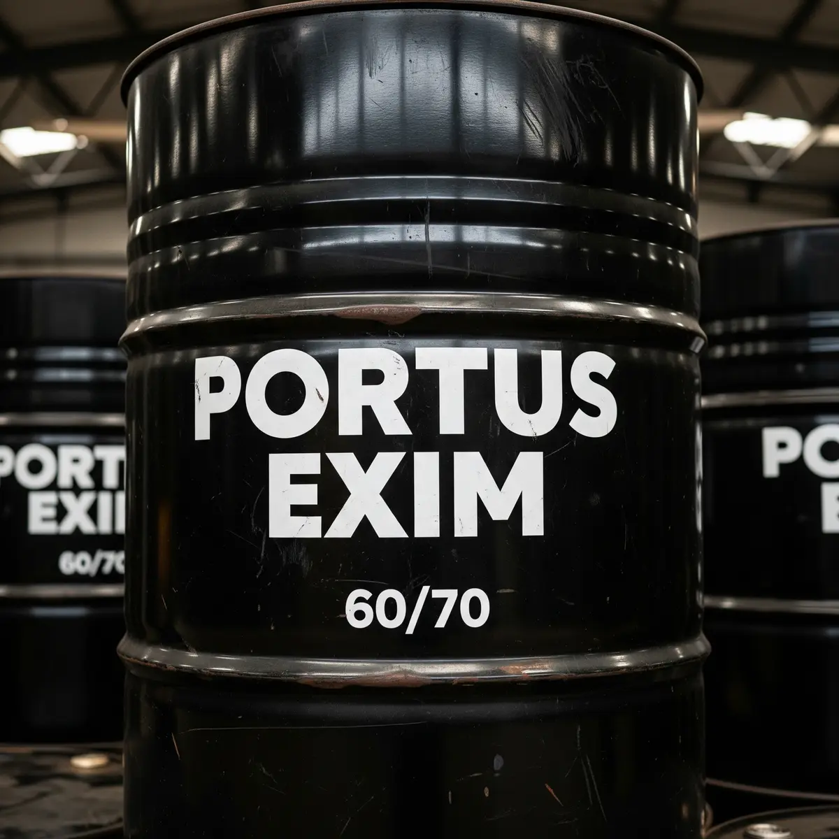 Portus EXİM Bitüm 60/70 varil ambalajı